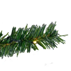 6.5' Pre-Lit Flocked Winter Park Fir Artificial Christmas Tree - Clear Lights -Noel Twinkle Shop northlight hb27124 3 68169.1667530005