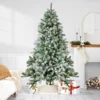 7.5' Pre-Lit Medium Flocked Winter Park Fir Artificial Christmas Tree - Warm Clear LED Lights 2 7.5' Pre-Lit Medium Flocked Winter Park Fir Artificial Christmas Tree - Warm Clear LED Lights -Noel Twinkle Shop northlight hb27124 80634.1667530007
