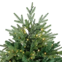 7.5' Pre-Lit Juniper Pine Artificial Christmas Tree, Warm White LED Lights -Noel Twinkle Shop northlight hb92567 2 70324.1667491213