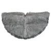 36" Beige And Gray Plush Faux Fur Christmas Tree Skirt -Noel Twinkle Shop northlight hm90613 19014.1667576926