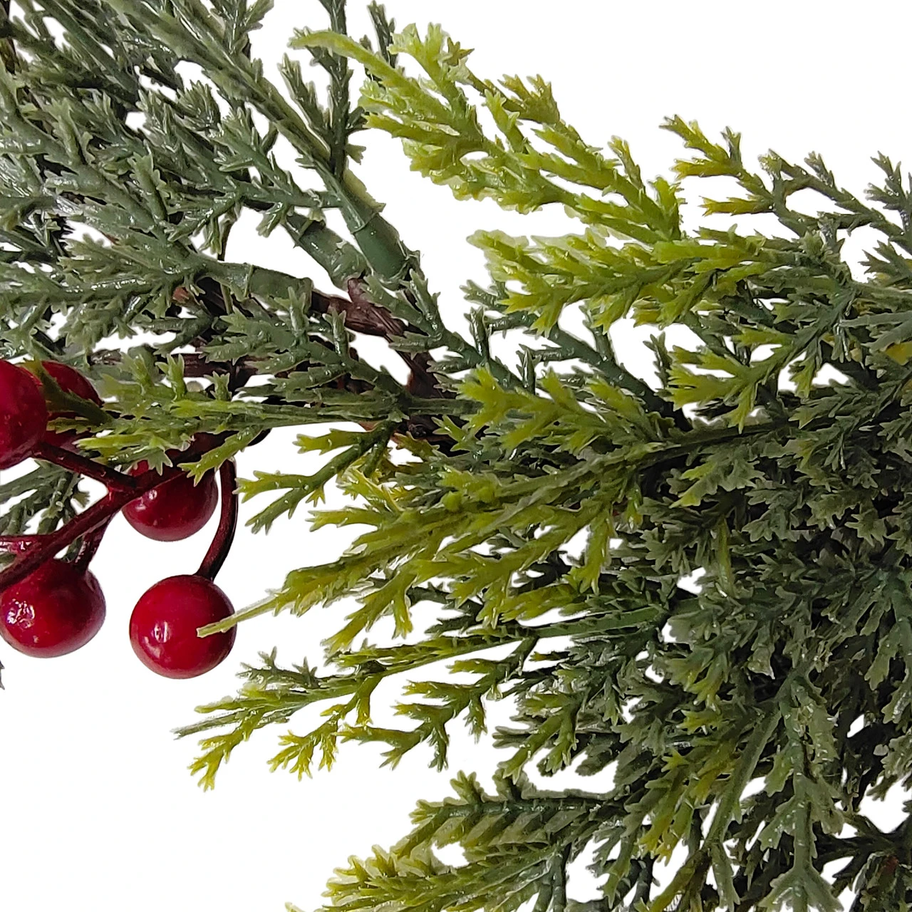 Pine Cone And Berries Winter Foliage Christmas Wreath, 24-Inch, Unlit 4 Pine Cone And Berries Winter Foliage Christmas Wreath, 24-Inch, Unlit - Image 2