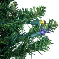 6' Pre-Lit Pencil Northern Balsam Fir Artificial Christmas Tree, Multi LED Lights 11 6' Pre-Lit Pencil Northern Balsam Fir Artificial Christmas Tree, Multi LED Lights -Noel Twinkle Shop northlight j00068 04 78283.1687966233