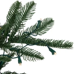 6.5' Pre-Lit Nordmann Fir Artificial Christmas Tree, Warm Clear LED Lights -Noel Twinkle Shop northlight j00086 04 44312.1687966320