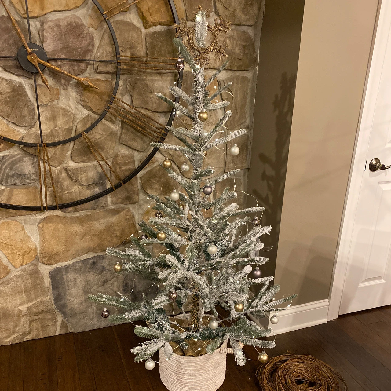 4.5' Noble Fir Artificial Christmas Tree, Unlit 8 4.5' Noble Fir Artificial Christmas Tree, Unlit - Image 6