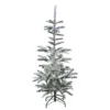6.5' Green Slim Flocked Nordmann Fir Artificial Christmas Tree - Unlit -Noel Twinkle Shop northlight j00090 98914.1667643229