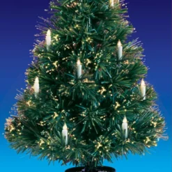 4' Pre-Lit Fiber Optic Artificial Christmas Tree With Candles - Multi Lights 7 4' Pre-Lit Fiber Optic Artificial Christmas Tree With Candles - Multi Lights -Noel Twinkle Shop northlight j15596 1 06105.1667662182