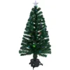 4' Pre-Lit Potted Fiber Optic Artificial Christmas Tree, Multicolor LED Lights -Noel Twinkle Shop northlight j65057 68194.1683049781