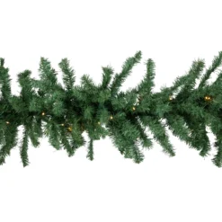 27' X 20" Pre-Lit Green Artificial Pine Christmas Garland, Warm White LED Lights -Noel Twinkle Shop northlight j94188 220use20for20j94190 47916.1667312615