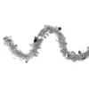 50' X 2.5" Silver Shiny Tinsel Artificial Christmas Garland - Unlit -Noel Twinkle Shop northlight k00356 50548.1667530689