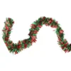 50' X 4" Shiny Green And Red Wide Cut Tinsel Christmas Garland - Unlit 2 50' X 4" Shiny Green And Red Wide Cut Tinsel Christmas Garland - Unlit -Noel Twinkle Shop northlight k00357 97391.1667657674