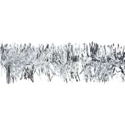 50' X 2.5" Silver Christmas Foil Tinsel Garland - Unlit 8 50' X 2.5" Silver Christmas Foil Tinsel Garland - Unlit -Noel Twinkle Shop northlight k00361 3 55963.1667033047