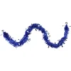 50' Lavish Blue And Silver Snowflakes Christmas Tinsel Garland - Unlit 1 50' Lavish Blue And Silver Snowflakes Christmas Tinsel Garland - Unlit -Noel Twinkle Shop northlight k00367 99624.1667534943