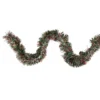 50' X 4" Shiny Silver, Red And Green Wide Cut Tinsel Christmas Garland - Unlit -Noel Twinkle Shop northlight k00368 65726.1667657673
