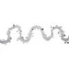 50' X 2" White And Silver Christmas Tinsel Garland With Snowflakes - Unlit 1 50' X 2" White And Silver Christmas Tinsel Garland With Snowflakes - Unlit -Noel Twinkle Shop northlight k094050 1updat 21452.1667534044