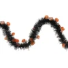 50' Black With Orange Jack O Lanterns Halloween Tinsel Garland - Unlit 1 50' Black With Orange Jack O Lanterns Halloween Tinsel Garland - Unlit -Noel Twinkle Shop northlight k28318 07561.1667623070