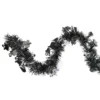 Black And Silver With Ghosts Halloween Tinsel Garland - 50 Feet, Unlit 2 Black And Silver With Ghosts Halloween Tinsel Garland - 50 Feet, Unlit -Noel Twinkle Shop northlight k28320 34437.1667623074