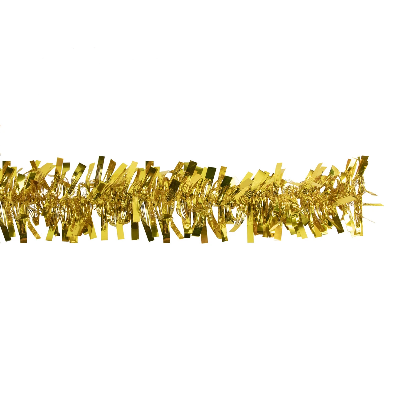 50' X 3" Gold Boa Wide Cut Tinsel Christmas Garland - Unlit 5 50' X 3" Gold Boa Wide Cut Tinsel Christmas Garland - Unlit - Image 3