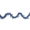 50' X 2" Royal Blue And Silver Christmas Tinsel Garland With Snowflakes - Unlit -Noel Twinkle Shop northlight k94049 1 12130.1667533311