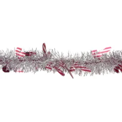 50' X 3" Silver Christmas Candy Cane Wrapped Tinsel Garland - Unlit 7 50' X 3" Silver Christmas Candy Cane Wrapped Tinsel Garland - Unlit -Noel Twinkle Shop northlight k94057 2 60441.1667664835