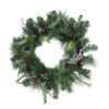Mixed Pine With Blueberries Pine Cones And Ice Twigs Artificial Christmas Wreath - 24-Inch, Unlit 2 Mixed Pine With Blueberries Pine Cones And Ice Twigs Artificial Christmas Wreath - 24-Inch, Unlit -Noel Twinkle Shop northlight kji20x6271 25995.1667530742