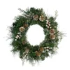 Pre-Lit Champagne Gold Pine Cone And Berry Mixed Pine Wreath - 22-Inch, Clear Lights 2 Pre-Lit Champagne Gold Pine Cone And Berry Mixed Pine Wreath - 22-Inch, Clear Lights -Noel Twinkle Shop northlight kji28175 73650.1667623788