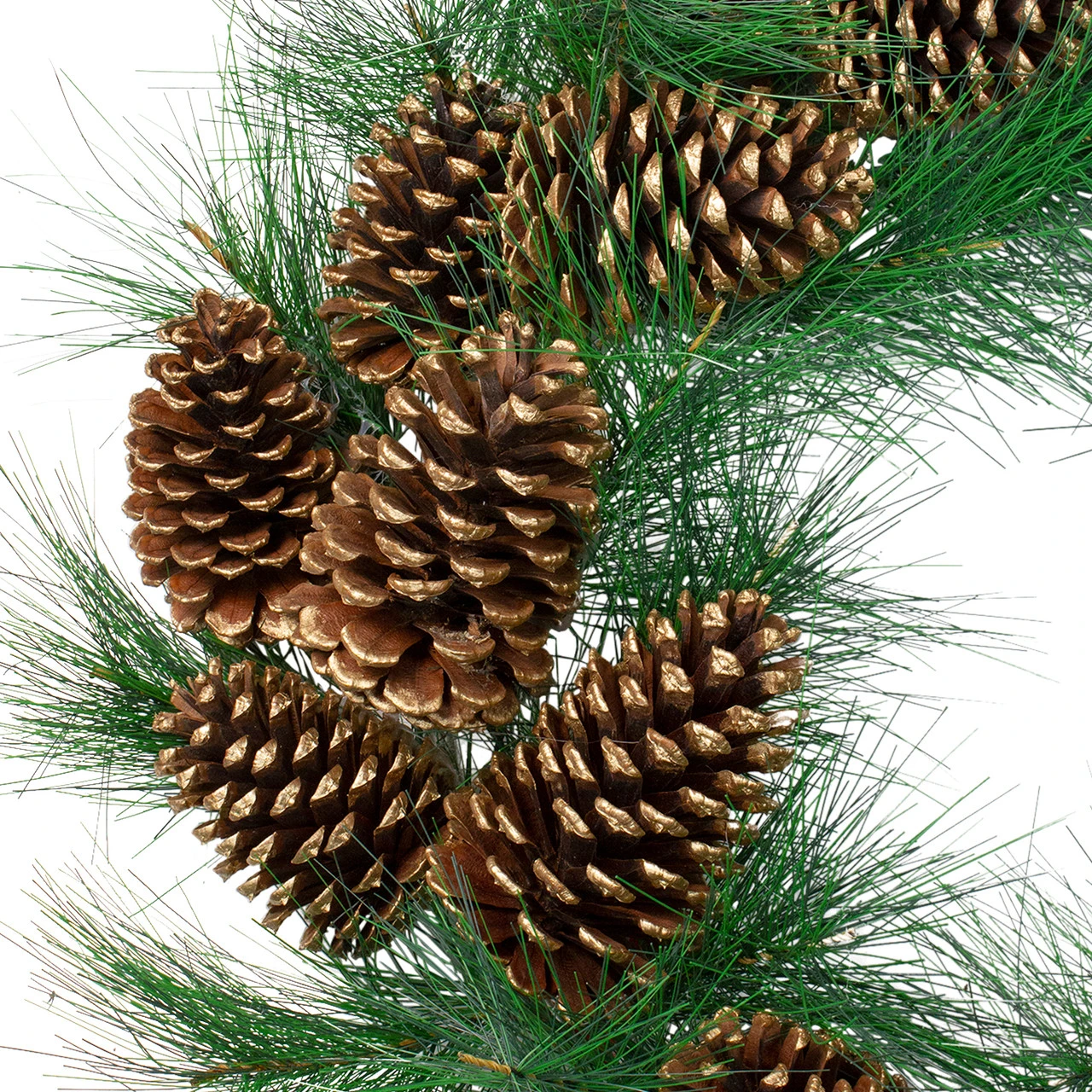 Long Needle Pine And Pine Cone Artificial Christmas Wreath - 24-Inch, Unlit 5 Long Needle Pine And Pine Cone Artificial Christmas Wreath - 24-Inch, Unlit - Image 3