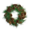 Long Needle Pine And Pine Cone Artificial Christmas Wreath - 24-Inch, Unlit -Noel Twinkle Shop northlight kji28182 81680.1667575836