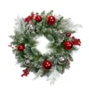 Flocked Mixed Pine With Ornaments And Berries Artificial Christmas Wreath, 24-Inch, Unlit 1 Flocked Mixed Pine With Ornaments And Berries Artificial Christmas Wreath, 24-Inch, Unlit -Noel Twinkle Shop northlight kji28187 18055.1667487619