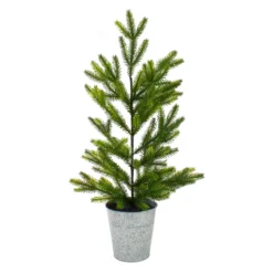 2' Potted Pine Medium Artificial Christmas Tree โ Unlit