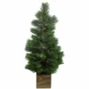 3' Snowy Pine Artificial Christmas Tree In Wooden Pot - Unlit -Noel Twinkle Shop northlight kji91323updated 33092.1667535528