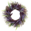 Lavender Spiral Vine Wreath, 22-Inch, Unlit