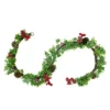 6' Glittered Artificial Boxwood, Pine Cone And Red Berry Christmas Garland- Unlit -Noel Twinkle Shop northlight kjir5093gl 1 71269.1667660009