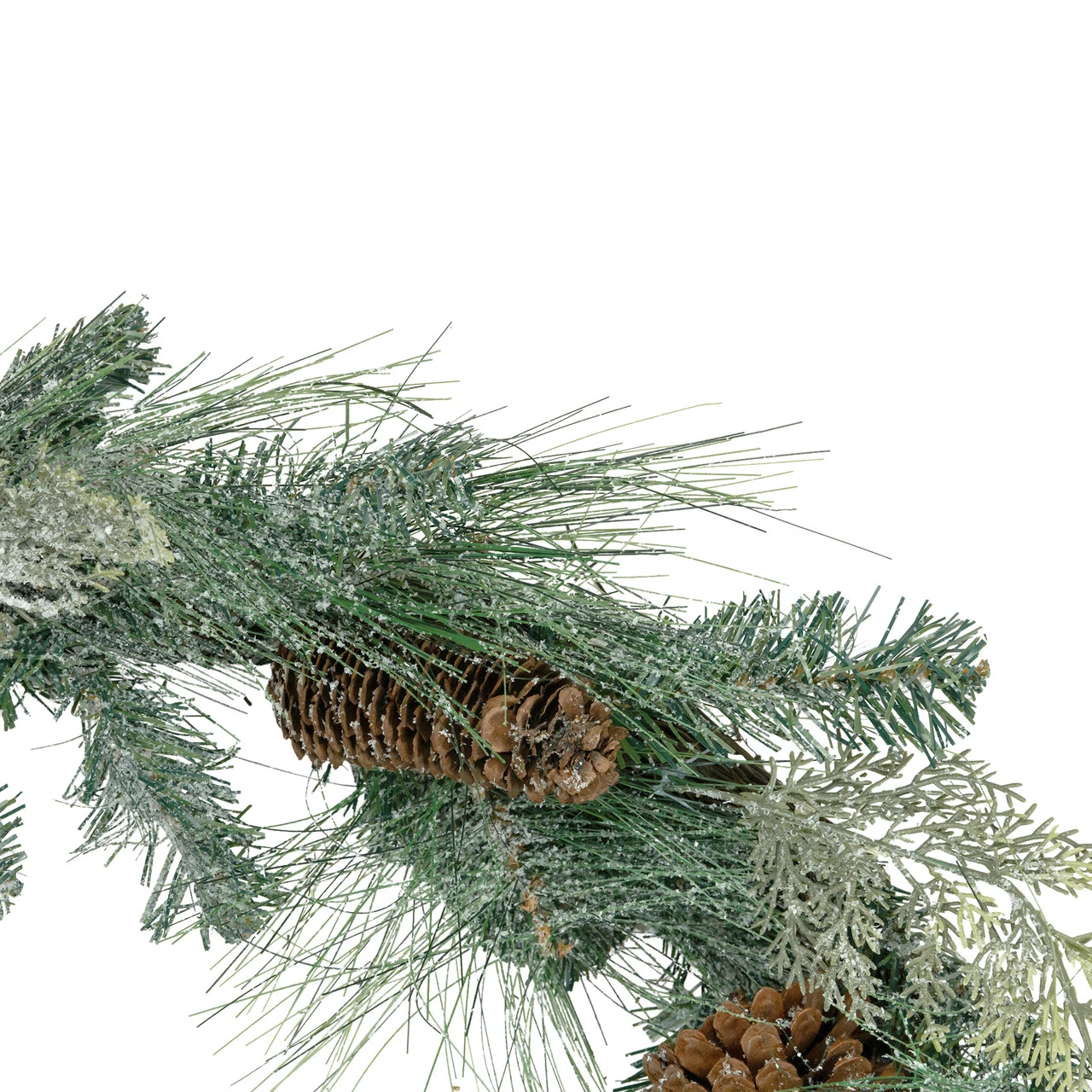 6' X 9" Mixed Pine And Pine Cones Artificial Christmas Garland, Unlit 4 6' X 9" Mixed Pine And Pine Cones Artificial Christmas Garland, Unlit - Image 2