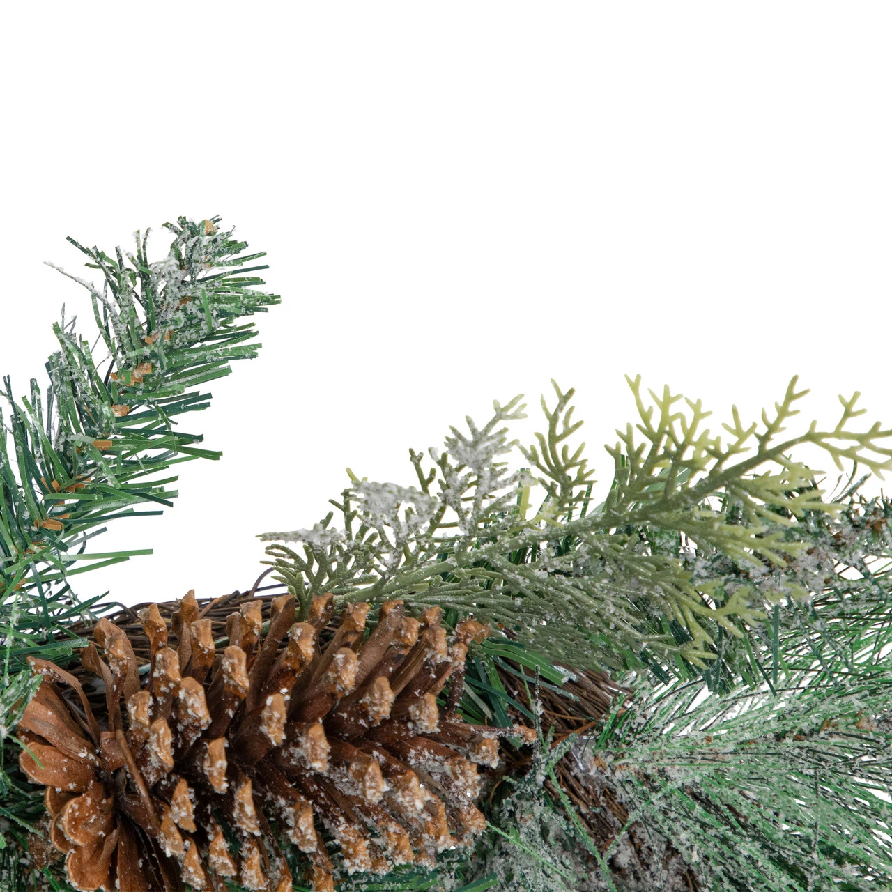 6' X 9" Mixed Pine And Pine Cones Artificial Christmas Garland, Unlit 5 6' X 9" Mixed Pine And Pine Cones Artificial Christmas Garland, Unlit - Image 3