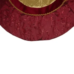 60" Red And Gold Scalloped Sequined Christmas Tree Skirt -Noel Twinkle Shop northlight l27929 1 74182.1667570052