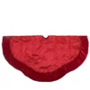 48" Red Glittered Swirl Trimmed Christmas Tree Skirt 1 48" Red Glittered Swirl Trimmed Christmas Tree Skirt -Noel Twinkle Shop northlight l34499 22676.1667654912