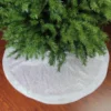 48" White Iridescent Glitter Snowflake Christmas Tree Skirt -Noel Twinkle Shop northlight l85452 41102.1667597476