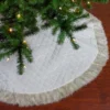 48" Beige And Ivory Contemporary Christmas Tree Skirt -Noel Twinkle Shop northlight l85456 1 95647.1667533938