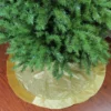 48" Gold Glittered Star Christmas Round Tree Skirt -Noel Twinkle Shop northlight l85466 1 40898.1667657606
