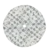 20" White And Silver Sequin Snowflake Mini Christmas Tree Skirt 1 20" White And Silver Sequin Snowflake Mini Christmas Tree Skirt -Noel Twinkle Shop northlight l85598 1 72275.1667490019