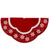 48-Inch Velvet Red And White Snowflake Scallop Christmas Tree Skirt 1 48-Inch Velvet Red And White Snowflake Scallop Christmas Tree Skirt -Noel Twinkle Shop northlight l87990 1 sample 51588.1667569264