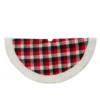 20-Inch Red, Black, And Ivory Plaid Mini Christmas Tree Skirt With Sherpa Trim 2 20-Inch Red, Black, And Ivory Plaid Mini Christmas Tree Skirt With Sherpa Trim -Noel Twinkle Shop northlight l88050 1 sample 45462.1667530465