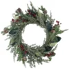 Mixed Foliage And Iced Berries Artificial Christmas Wreath, 26-Inch, Unlit -Noel Twinkle Shop northlight ll89741 1 31741.1667531227