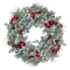Flocked Artificial Mixed Pine And Red Ball And Berries Christmas Wreath, 40-Inch, Unlit 1 Flocked Artificial Mixed Pine And Red Ball And Berries Christmas Wreath, 40-Inch, Unlit -Noel Twinkle Shop northlight ll89767 updated 63704.1667573261