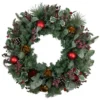 Frosted Long Needle Pine And Ornaments Artificial Christmas Wreath, 32-Inch -Noel Twinkle Shop northlight ll89768 1updated 25367.1667553559