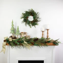 Mixed Foliage With Berries Artificial Christmas Wreath, 20-Inch, Unlit 11 Mixed Foliage With Berries Artificial Christmas Wreath, 20-Inch, Unlit -Noel Twinkle Shop northlight ll943182c20ll94319 styled 27984.1686339711