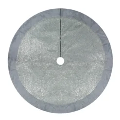 48" Gray And Silver Faux Fur Snake Skin Pattern Christmas Tree Skirt 9 48" Gray And Silver Faux Fur Snake Skin Pattern Christmas Tree Skirt -Noel Twinkle Shop northlight lt90716 5 09545.1667535646