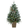 4' Pre-Lit Frosted Mixed Berry Pine Artificial Christmas Tree In Pot - Clear Lights 1 4' Pre-Lit Frosted Mixed Berry Pine Artificial Christmas Tree In Pot - Clear Lights -Noel Twinkle Shop northlight lt91581 1 updated 16082.1667533856