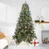 7ft Pre-Lit Frosted Mixed Berry Pine Artificial Christmas Tree - Clear Lights 2 7ft Pre-Lit Frosted Mixed Berry Pine Artificial Christmas Tree - Clear Lights -Noel Twinkle Shop northlight lt9158220and2083 86593.1667535368