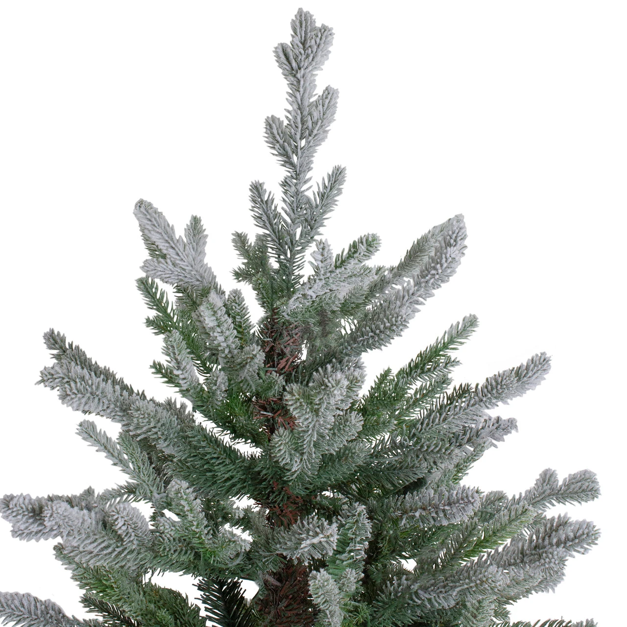 7.5' Flocked Little River Fir Artificial Christmas Tree - Unlit 7 7.5' Flocked Little River Fir Artificial Christmas Tree - Unlit - Image 5